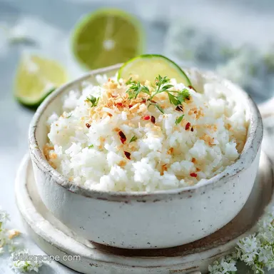 Coconut Rice Recipe: Creamy & Easy Stovetop Recipe Card