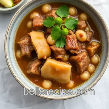 Ultimate Comfort: How to Cook Menudo with Beef Tripe & Spices Recipe Card