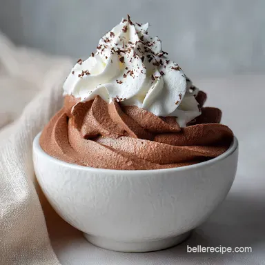 Cool Whip Recipe with Chocolate Pudding: Velvety Mousse Recipe Card