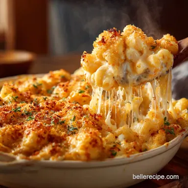 ChickfilA Mac and Cheese: The Ultra-Creamy, Baked Four-Cheese Hack. Recipe Card