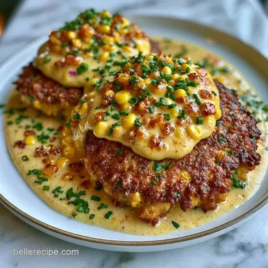 Corn Fritters with Creamed Corn Recipe Card