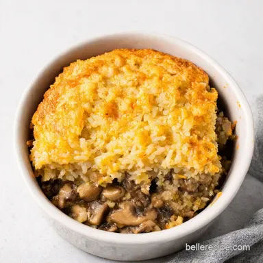 Dreamy Rice Mushroom Casserole Vegan Option