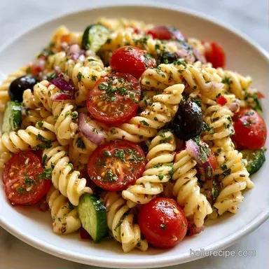 Creamy Gluten Free Pasta Salad for 6 Recipe Card
