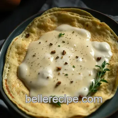 Indulge in This Cream Fresh Recipe: Creamy Herb and Garlic Crêpes Recipe Card