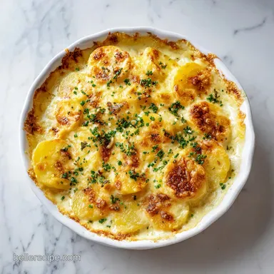 Recipe with Leeks and Potatoes for 6 Servings | Creamy Baked Dish