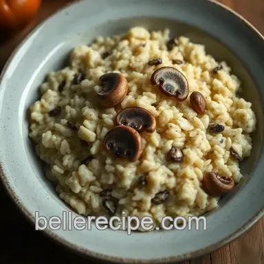 Creamy Morel Mushroom Risotto: A Gourmet Take on Comfort Food Recipe Card