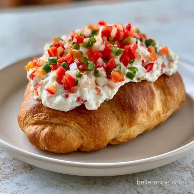 Crescent Roll Veggie Pizza for 24 Pieces Recipe Card