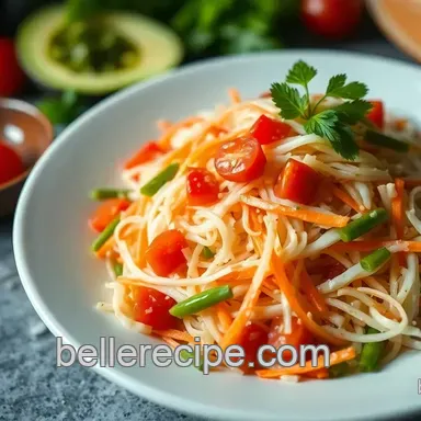 Crisp & Zesty Thai Papaya Salad Recipe: A Fresh Taste of Thailand