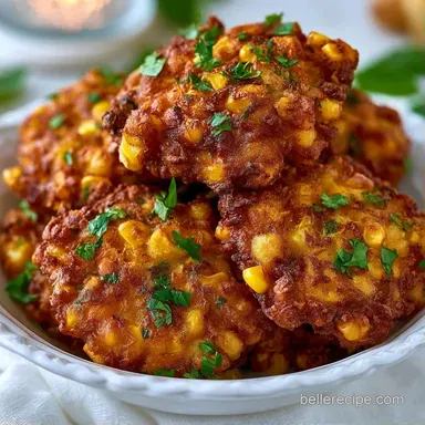 Corn Fritters: Crispy and Golden Recipe Card