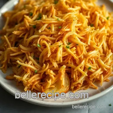 Crispy Homemade Shredded Hash Browns: The Ultimate Breakfast Delight presentation