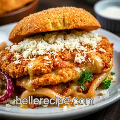 My Crispy Parmesan Chicken Sandwich: A Family Favorite Recipe Recipe Card