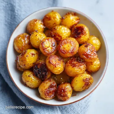 Roasted Baby Potatoes for 4 Servings: Crispy and Golden Recipe Card