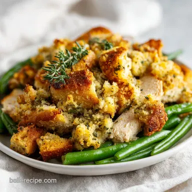 Crockpot Chicken and Stuffing Slow-Cooked Recipe Card