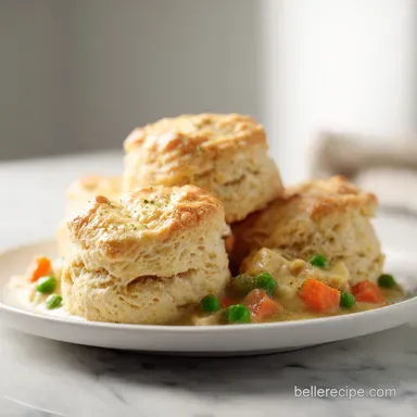 Crockpot Chicken Pot Pie with Biscuits Recipe Card