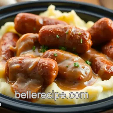 The Ultimate Comfort: Crockpot Sausages with Creamy Mashed Potatoes