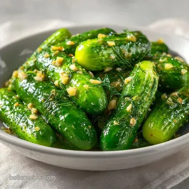 Refrigerator Pickles: Crispy and Tangy