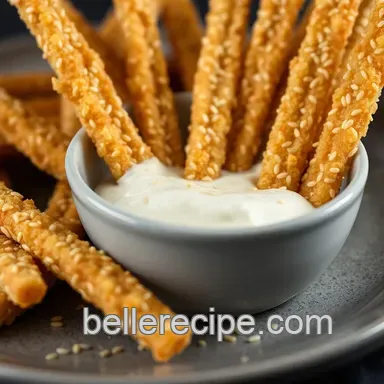 Crunchy Sesame Sticks: My Easy & Flavorful Snack Recipe Recipe Card