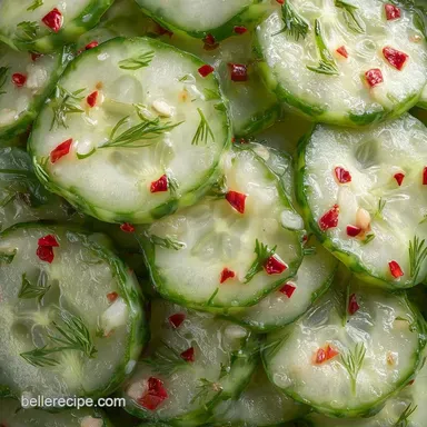 Cucumber Fridge Pickles for 4 Jars