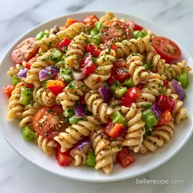 Creamy Dairy Free Gluten Free Pasta Salad Recipe Card