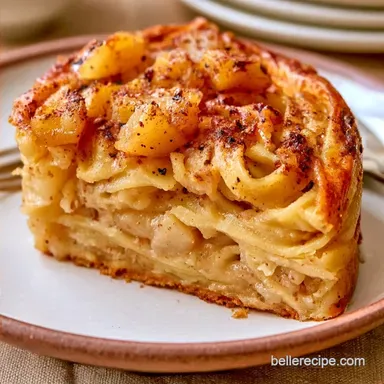 Dairy Free Pear Kugel with Noodles