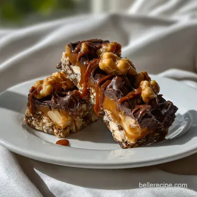 Date Snickers Recipe: High-Fiber Healthy Candy Bar Recipe Card