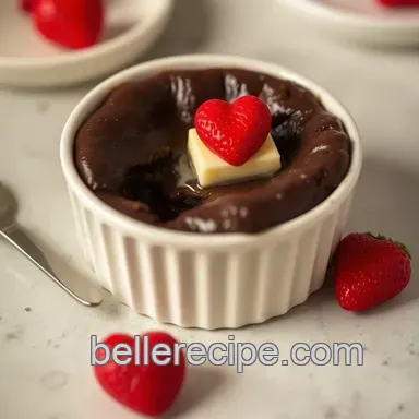 Decadent Chocolate Lava Cakes: The Ultimate Valentines Day Dessert for Two Recipe Card