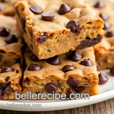 Easy & Delicious 25-Minute Chocolate Chip Cookie Bars: A Family Favorite Recipe Card