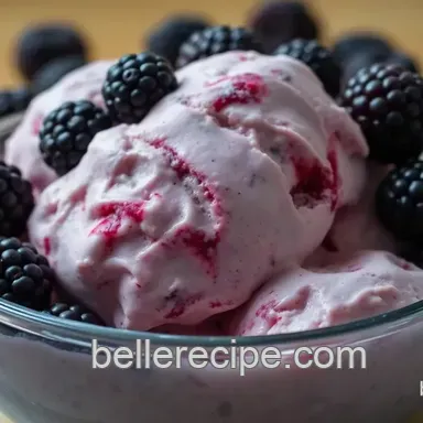 Deliciously Creamy Blackberry Ice Cream: A Family Favorite Recipe