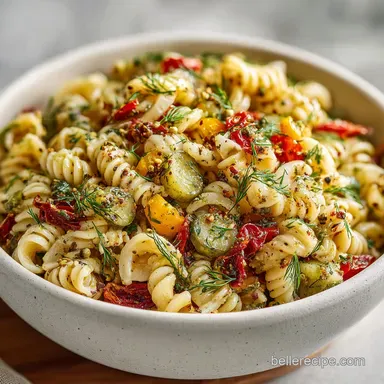 Dill Pickle Pasta Salad Recipe in 20 Minutes: Tangy & Creamy Recipe Card