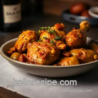 Drunken Chicken: A Hearty Boozy Delight presentation