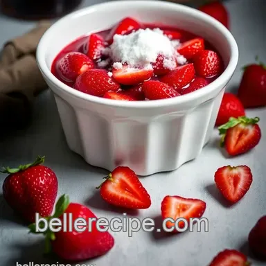 Easy Drunken Strawberries in Liqueur: A Sweet & Tangy Delight Recipe Card