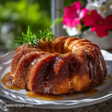 Bacardi Rum Cake Recipe: Moist Easy Box Mix Recipe Card