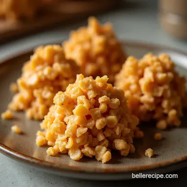 Simple Butterscotch Haystacks Recipe NoBake Toffee Crunch Recipe Card