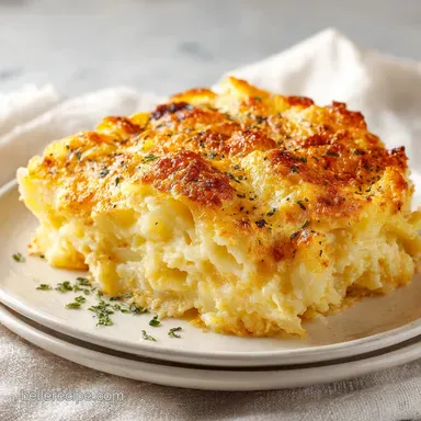Chicken Hashbrown Casserole for 8 Recipe Card