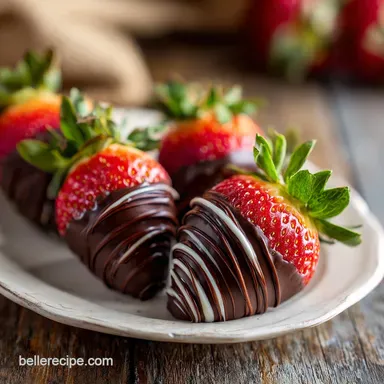 Chocolate Covered Strawberries Recipe in 50 Minutes Recipe Card