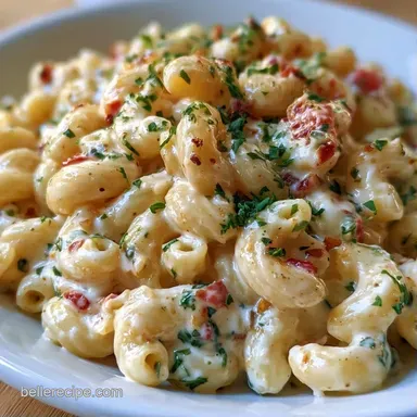 Easy Cold Macaroni Salad: Creamy Recipe Card