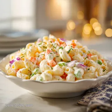 Easy Macaroni Salad Recipe: Creamy Cold Side Dish in 25 Minutes