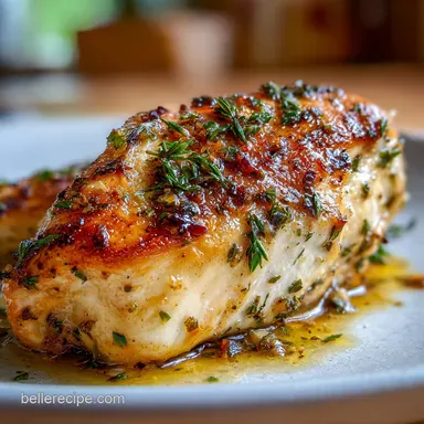 Easy Chicken Recipe with Garlic and Herbs in 22 Min