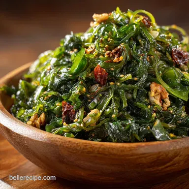 Seaweed Salad: Easy, Sharp, Nutty Homemade Recipe with Crunch Recipe Card