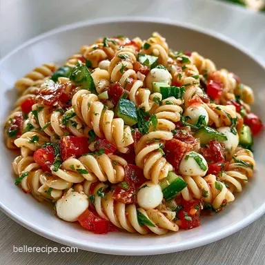 Easy Italian Dressing Pasta for 12