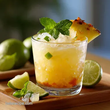 Malibu Bay Breeze: The 2-Minute Tropical Cocktail Recipe Recipe Card
