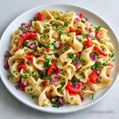 Easy Mayo Pasta Salad for 8 Servings