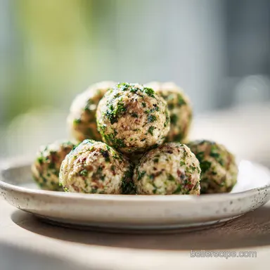 Easy Meatball Recipe for 6 Servings Recipe Card