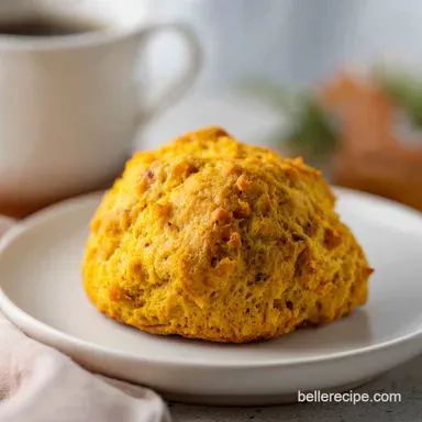 Pumpkin Scones Recipe for 8 Servings Recipe Card
