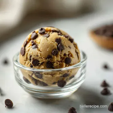 Edible Cookie Dough Recipe for One: No Bake Single Serving