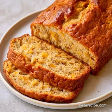 Fall Banana Bread Recipe for 10 Servings Recipe Card
