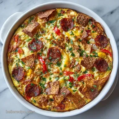 Family Mexican Breakfast with Chorizo Recipe Card