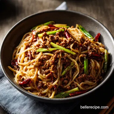 Fiery Dan Dan Noodles Recipe: Sichuan Street Food at Home!