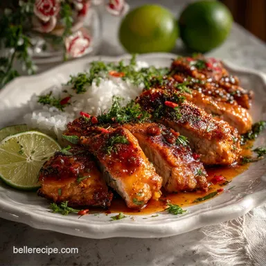 Fiesta Lime Chicken Recipe: Zesty Flavor in 30 Minutes Recipe Card