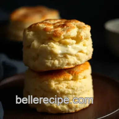 Fluffy Heavy Cream Biscuits: Your Quick and Easy Breakfast Delight Recipe Card